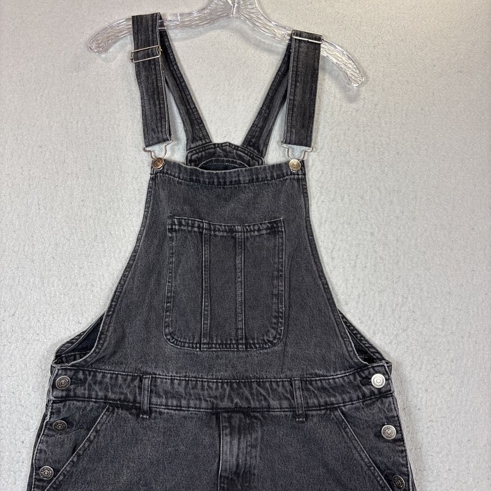 Men's Black Denim Forever 21 Overalls Large Y2K - Picture 2 of 11